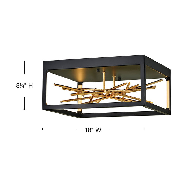 Fredrick Ramond Styx Flush Mount