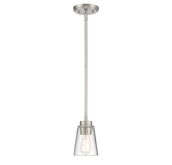 Essentials Calhoun Mini-Pendant Mini-Pendants Savoy House Satin Nickel 1 