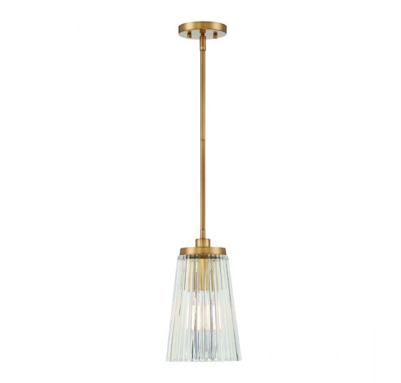 Essentials Chantilly Pendant Pendants Savoy House Warm Brass 1 