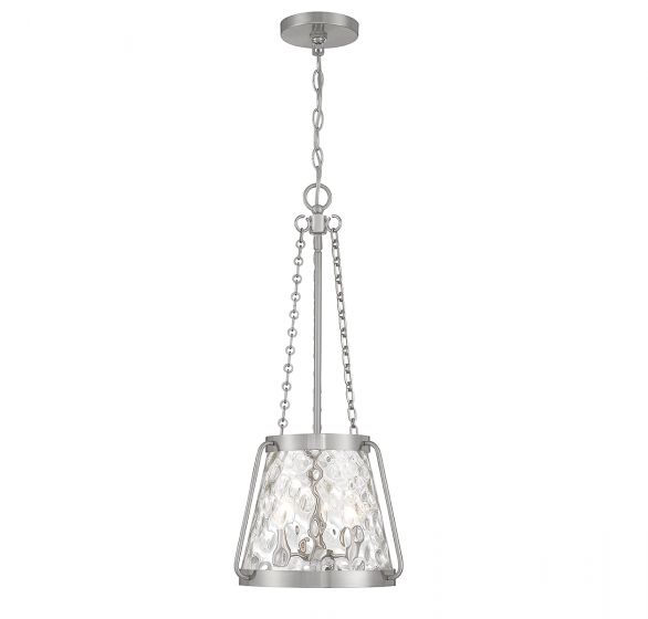 Essentials Crawford Pendant Pendants Savoy House Satin Nickel 3 