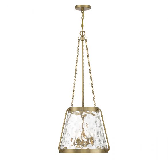 Essentials Crawford Pendant Pendants Savoy House Warm Brass 4 