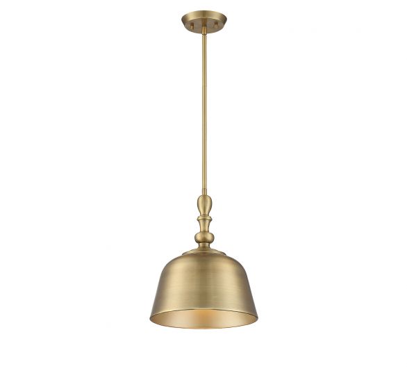 Essentials Berg Pendant Pendants Savoy House Warm Brass 1 