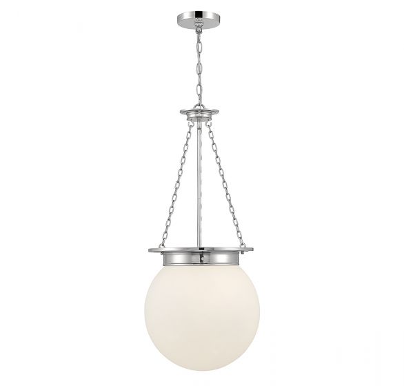 Essentials Manor Pendant Pendants Savoy House Polished Nickel 3 