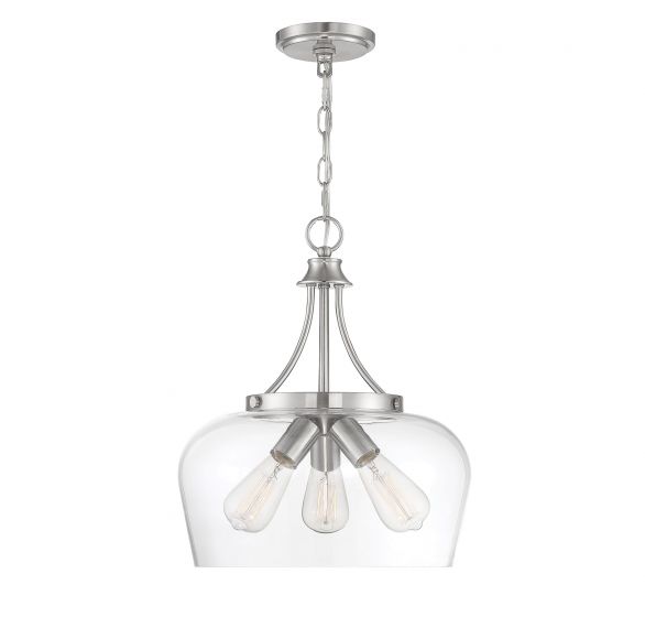 Essentials Octave Pendant Pendants Essentials Satin Nickel 3 