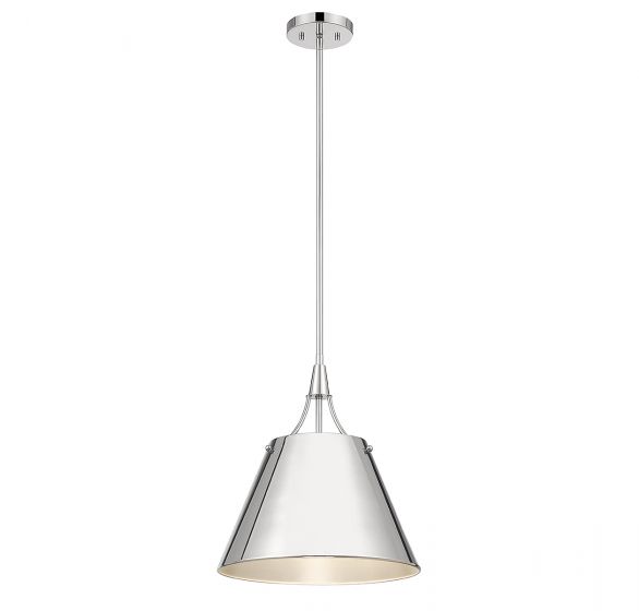 Essentials Willis Pendant Pendants Savoy House Polished Nickel 1 