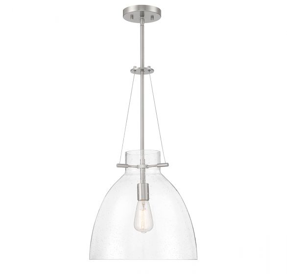 Essentials Foster Pendant Pendants Savoy House Satin Nickel 1 