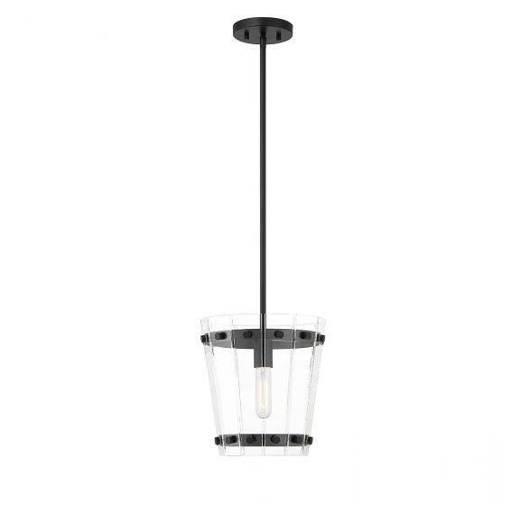 Essentials Ventari Pendant Pendants Savoy House Matte Black 1 