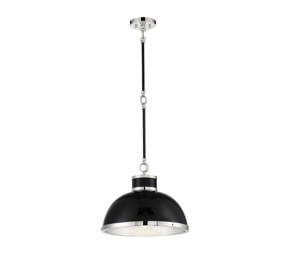 Savoy House Corning Pendant Pendants Savoy House 16x16x11 Black Metal