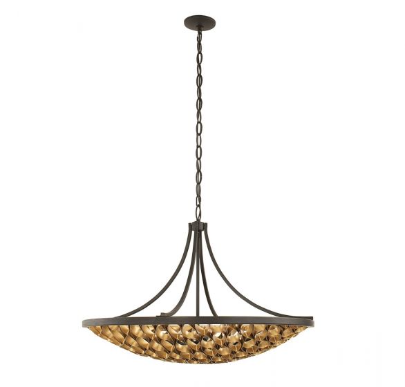 Savoy House Ventura Pendant Pendants Savoy House Matte Black and Gold 8 