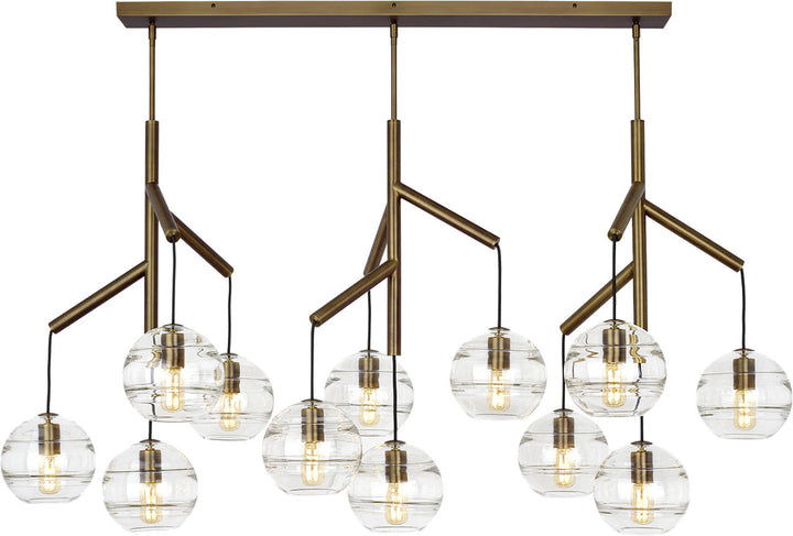 Visual Comfort Modern (formerly Tech Lighting) Sedona Triple Chandelier