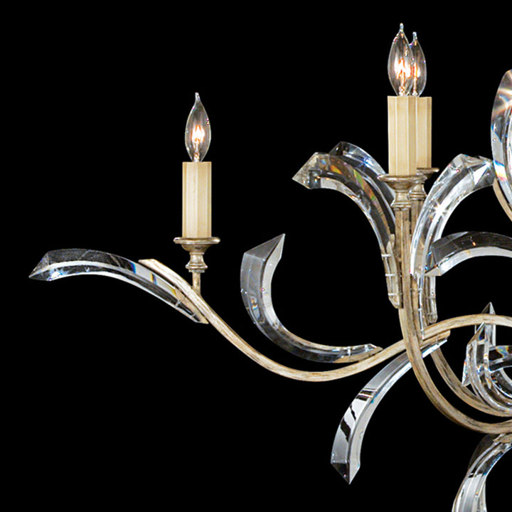 Fine Art Handcrafted Lighting Beveled Arcs 57"W Round Chandelier (Model 701240)