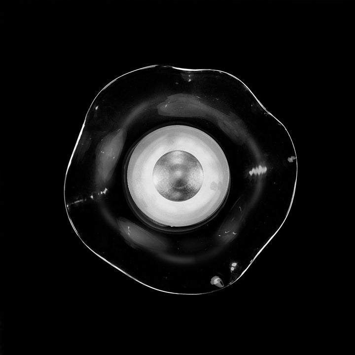 Fine Art Handcrafted Lighting Embark 12"H Sconce in Standard Silver Leaf, Clear (100071-43)