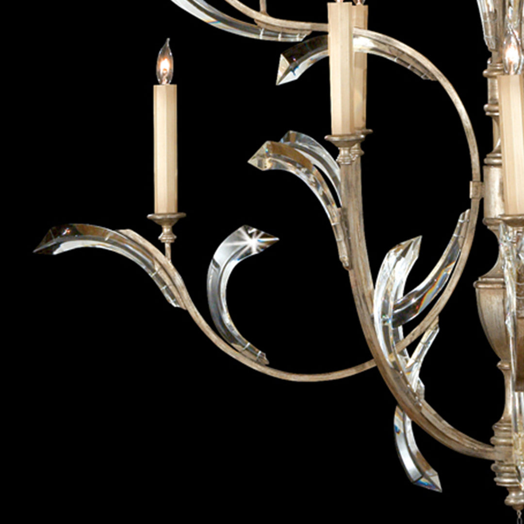 Fine Art Handcrafted Lighting Beveled Arcs 56"W Round Chandelier 702040 (Model 702040)