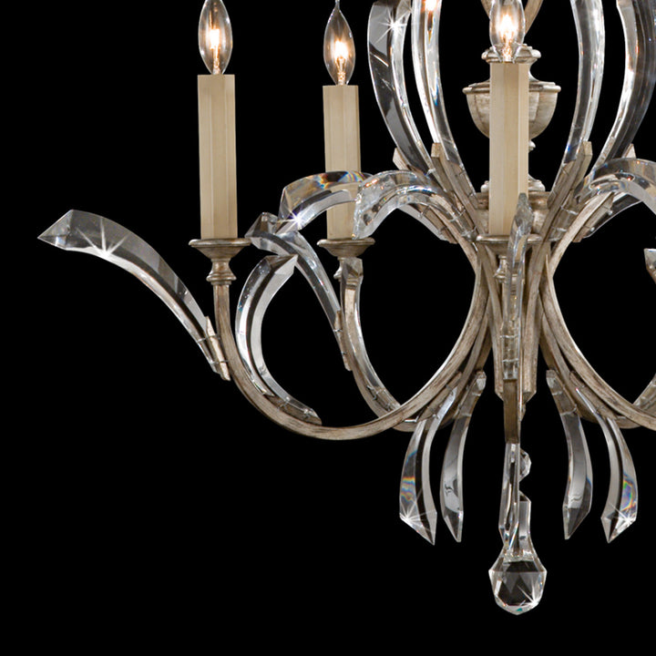 Fine Art Handcrafted Lighting Beveled Arcs 36"W Round Chandelier (Model 702240)