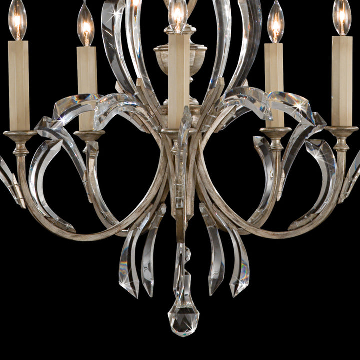 Fine Art Handcrafted Lighting Beveled Arcs 36"W Round Chandelier (Model 702240)