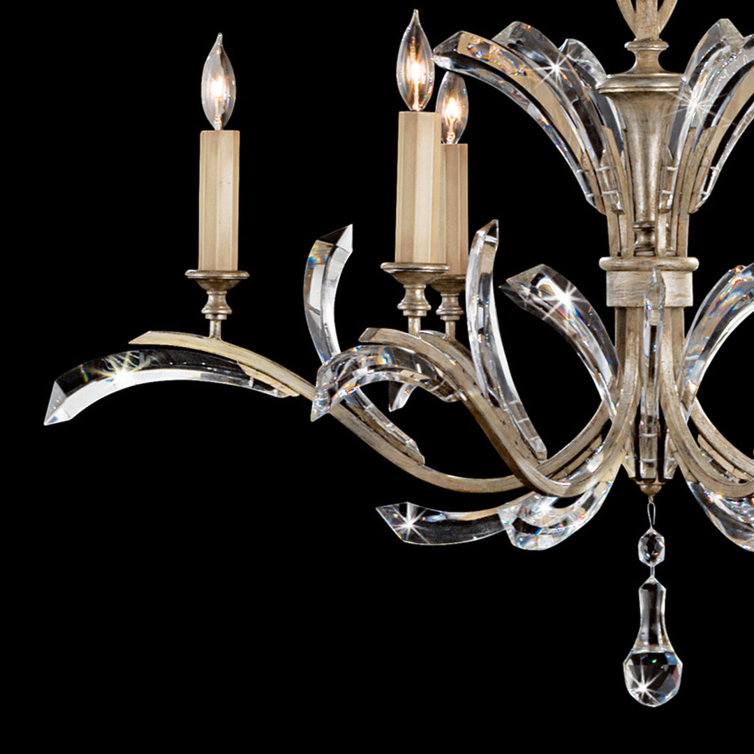 Fine Art Handcrafted Lighting Beveled Arcs 42"W Round Chandelier (Model 702440)