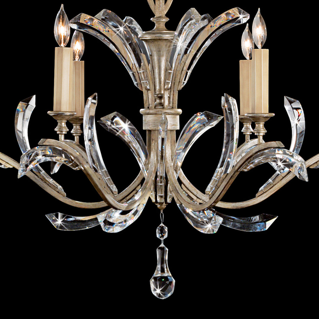 Fine Art Handcrafted Lighting Beveled Arcs 42"W Round Chandelier (Model 702440)