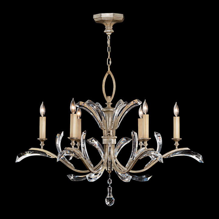 Fine Art Handcrafted Lighting Beveled Arcs 42"W Round Chandelier (Model 702440)