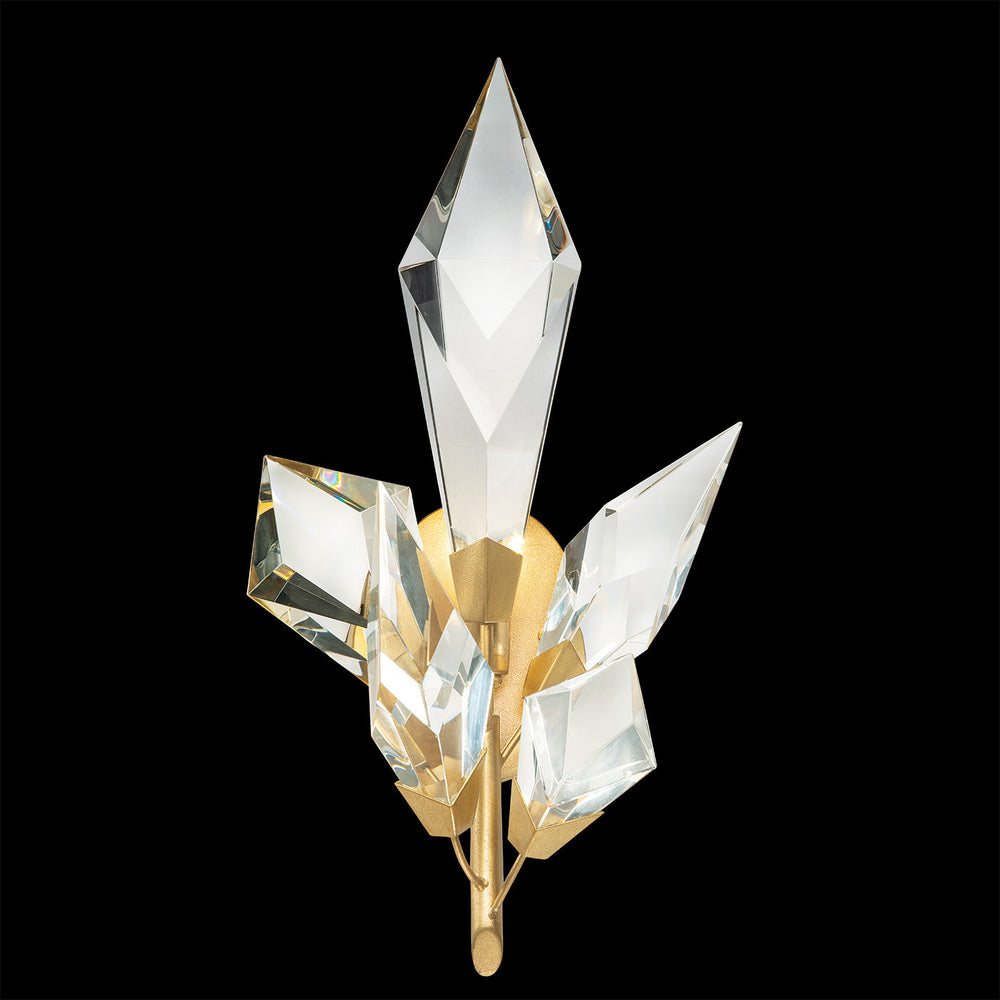 Fine Art Handcrafted Lighting Foret 18"H LSF Sconce in Standard Gold Leaf (907150-2ST)