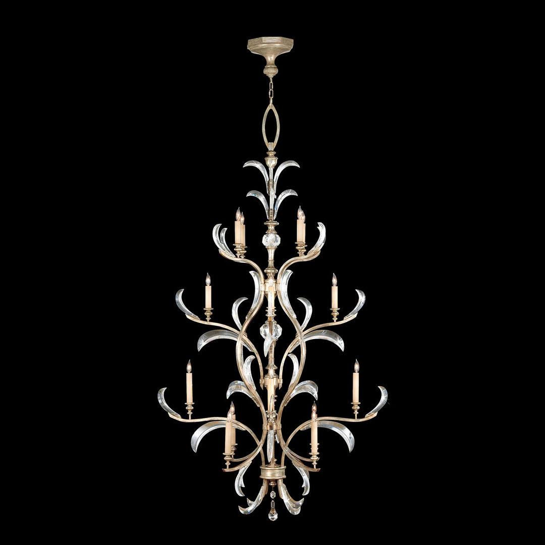 Fine Art Handcrafted Lighting Beveled Arcs 48"W Round Chandelier (Model 704040)