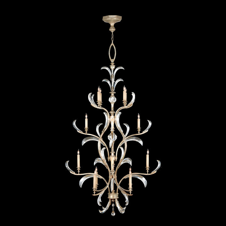 Fine Art Handcrafted Lighting Beveled Arcs 48"W Round Chandelier (Model 704040)