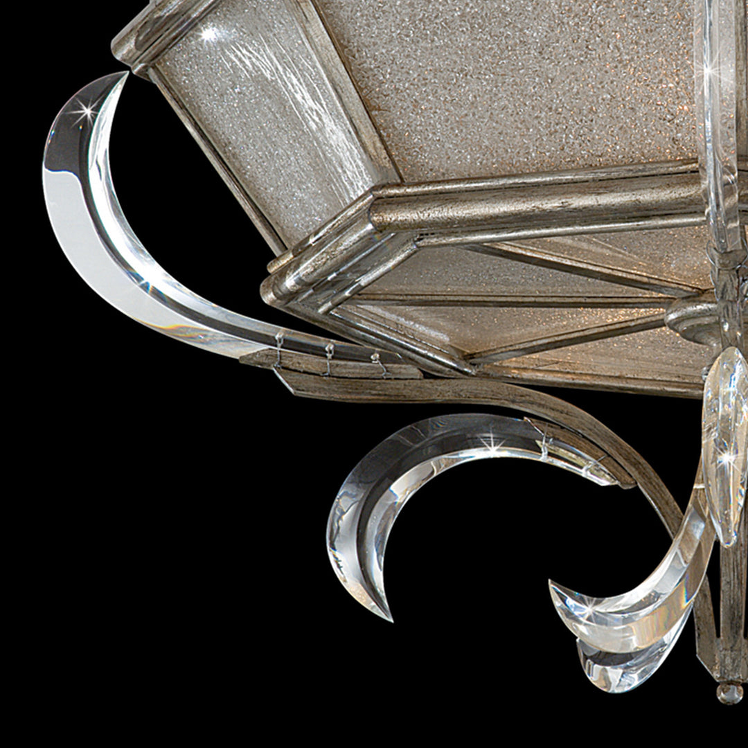 Fine Art Handcrafted Lighting Beveled Arcs 26"W Round Flush Mount (Model 704240)