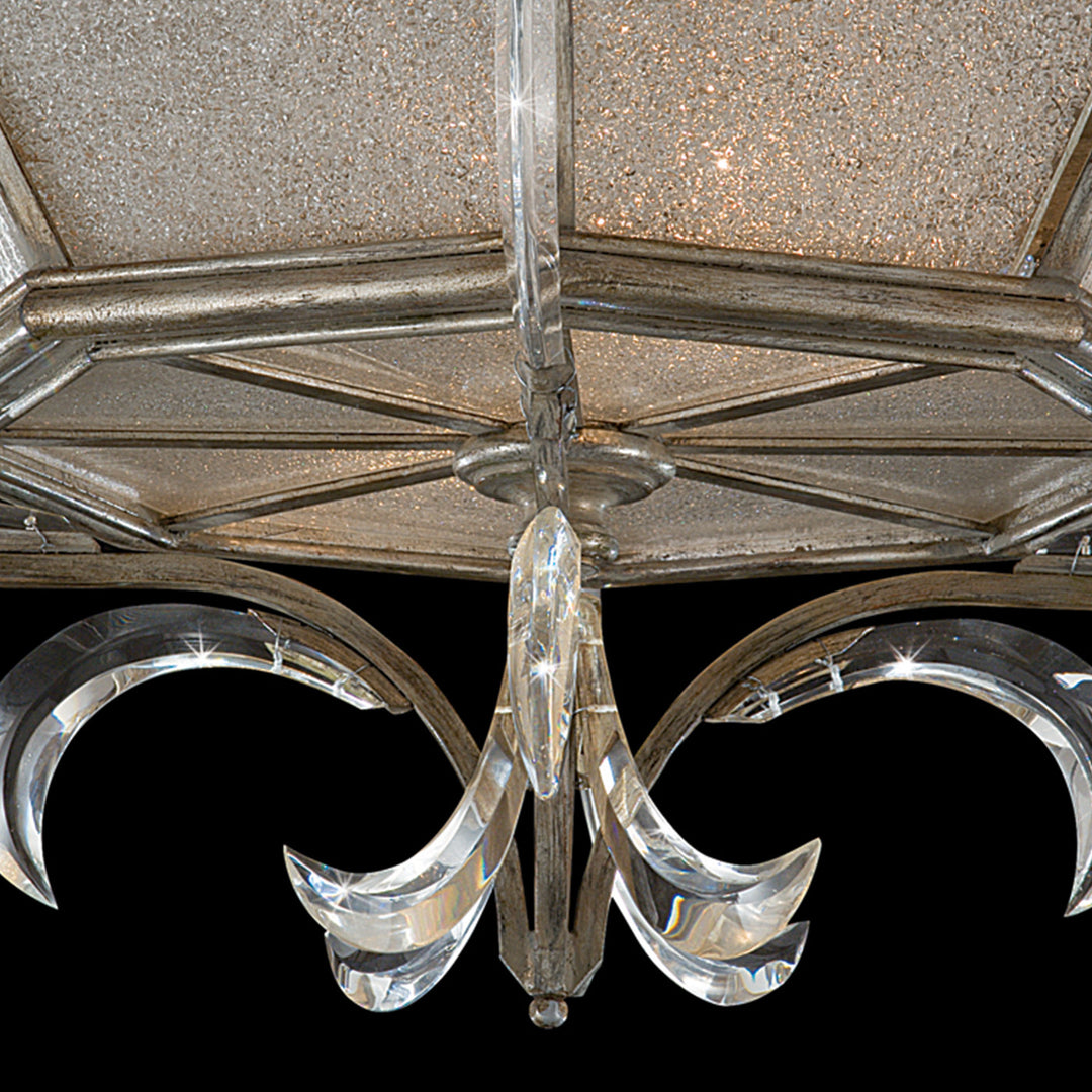 Fine Art Handcrafted Lighting Beveled Arcs 26"W Round Flush Mount (Model 704240)
