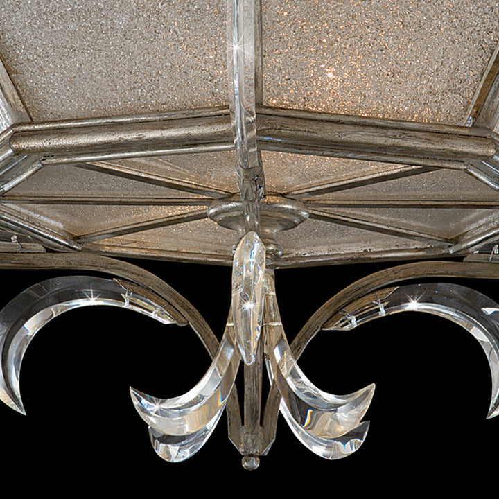 Fine Art Handcrafted Lighting Beveled Arcs 26"W Round Flush Mount (Model 704240)