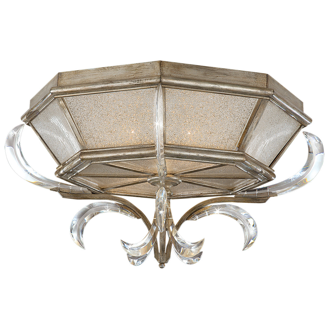 Fine Art Handcrafted Lighting Beveled Arcs Flush Mount