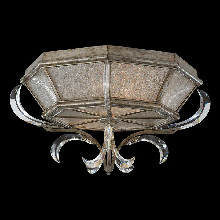Fine Art Handcrafted Lighting Beveled Arcs 26"W Round Flush Mount (Model 704240)