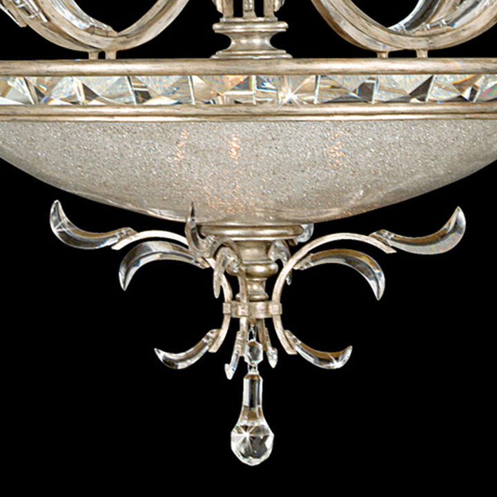 Fine Art Handcrafted Lighting Beveled Arcs 44"W Round Pendant (Model 704440)