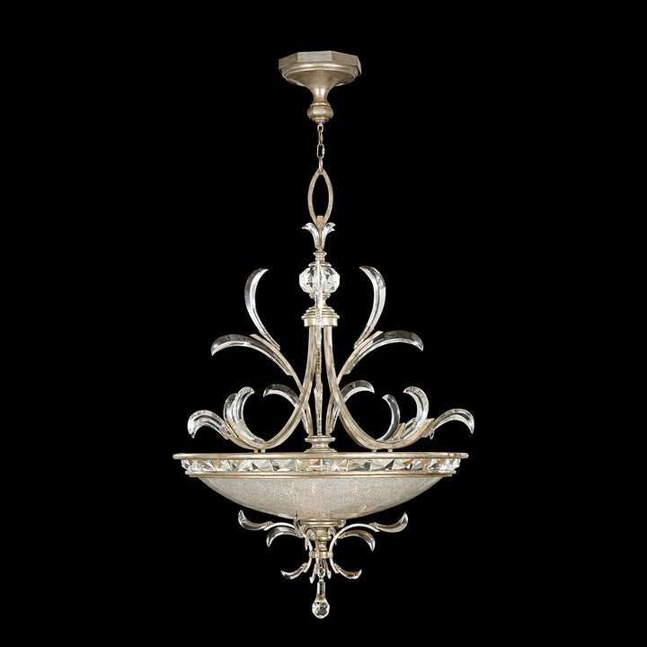 Fine Art Handcrafted Lighting Beveled Arcs 44"W Round Pendant (Model 704440)