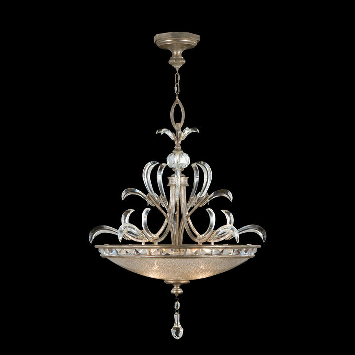 Fine Art Handcrafted Lighting Beveled Arcs 32"W Round Pendant (Model 704540)