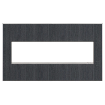 Legrand adorne Rustic Gray 4-Gang wall plate