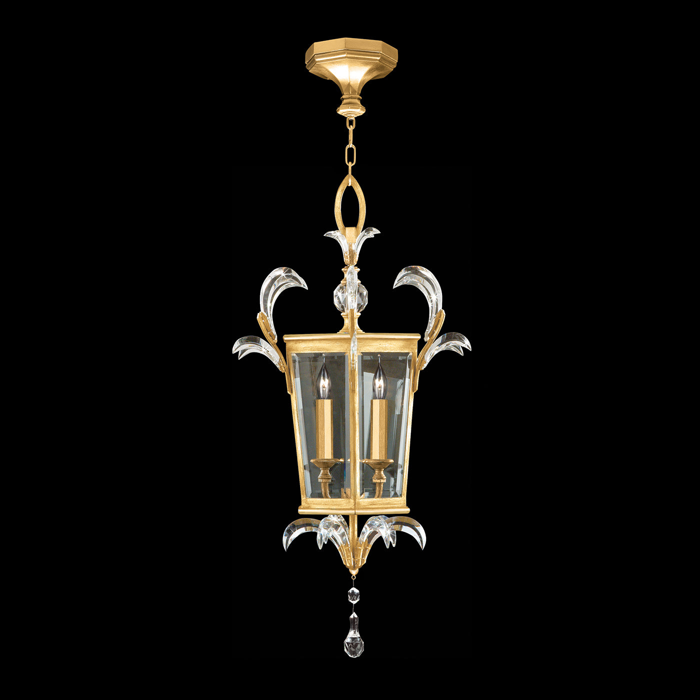 Fine Art Handcrafted Lighting Beveled Arcs Pendant Pendants Fine Art Handcrafted Lighting Gold Leaf  