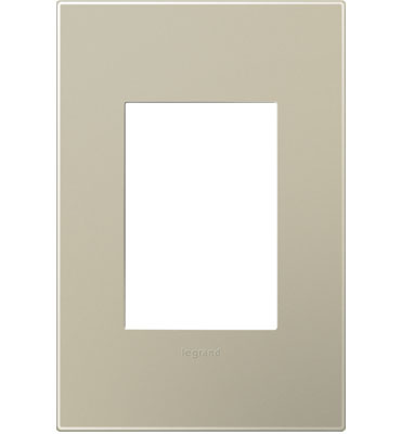 Legrand adorne Titanium 1-Gang + wall plate