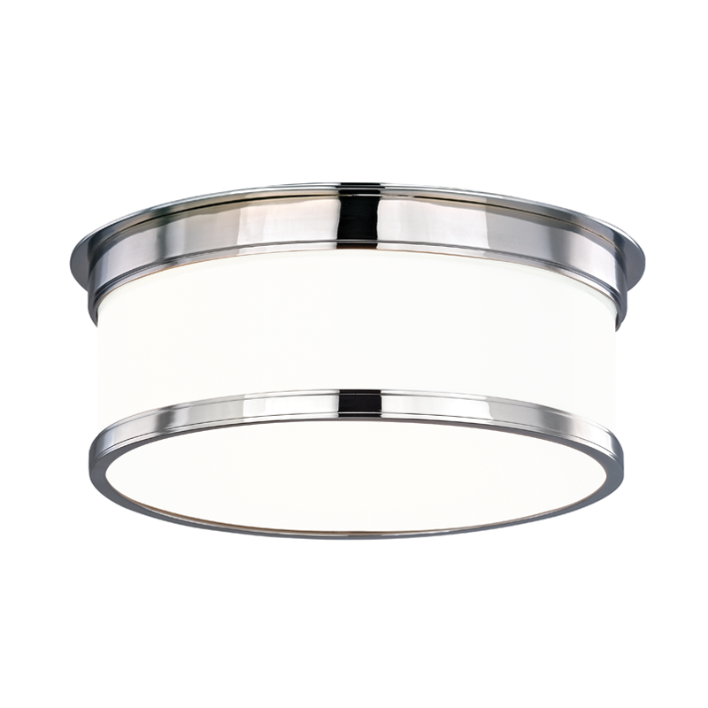 Hudson Valley Lighting Geneva Flush Mount Ceiling Flush Mounts Hudson Valley Lighting Polished Chrome  