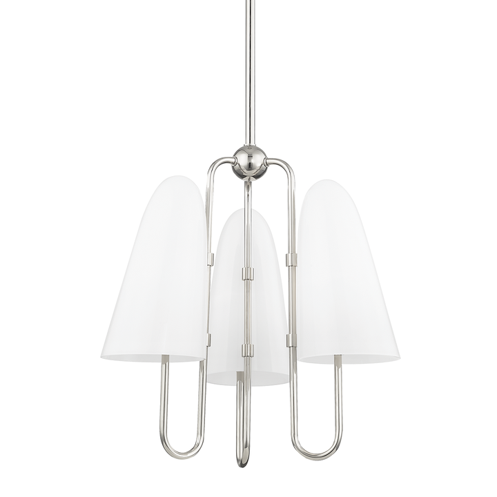 Hudson Valley Lighting Slate Hill Chandelier Chandeliers Hudson Valley Lighting Polished Nickel  