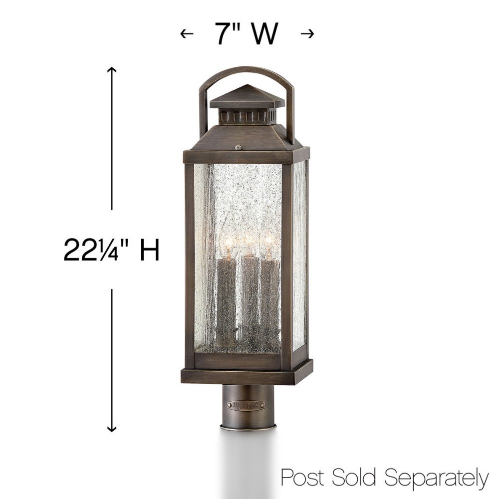 Hinkley Revere Outdoor Post Mount Lantern