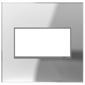 Legrand adorne Mirror 2-Gang wall plate