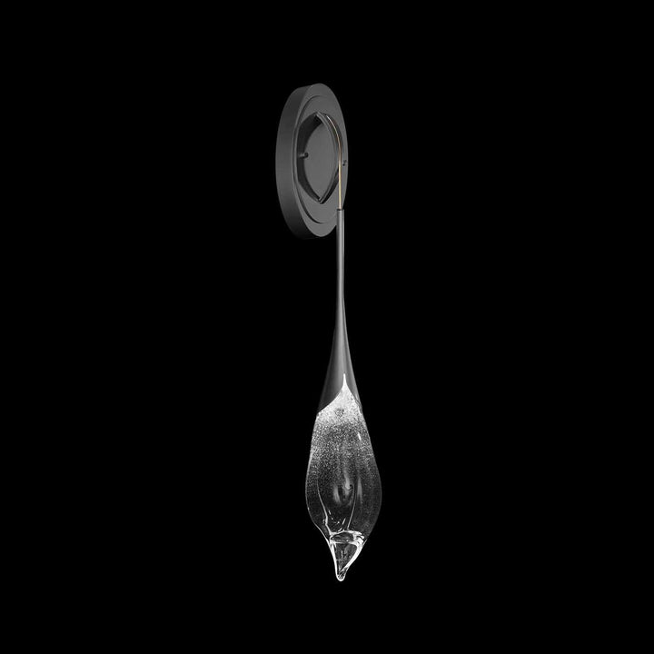 Fine Art Handcrafted Lighting Mayu 23.75"H Adjustable Sconce in Midnight Steel (100147-7)