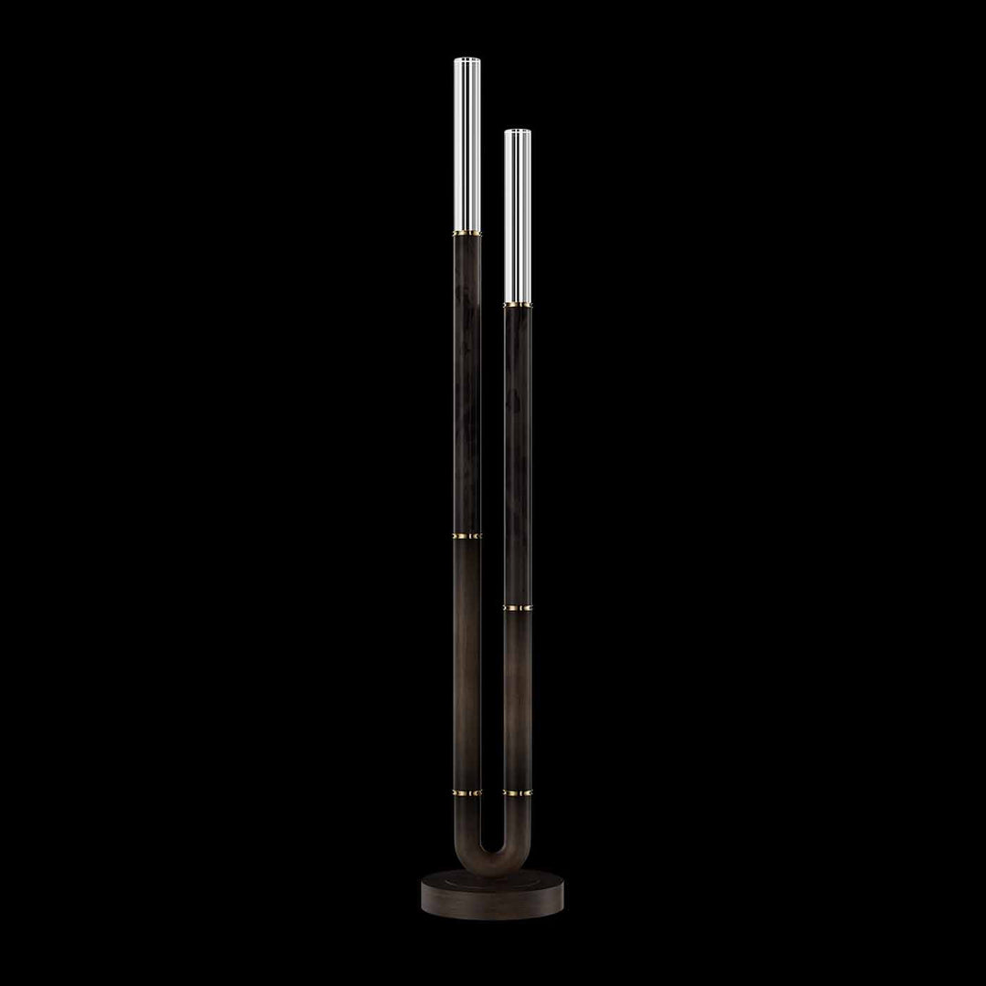 Fine Art Handcrafted Lighting Antonia 71.5"H Floor Lamp in Standard Bronze, Brass, Charcoal (100148-211)