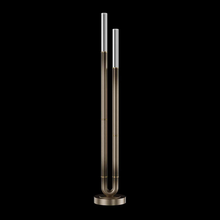 Fine Art Handcrafted Lighting Antonia 71.5"H Floor Lamp in Soft Ombre Bronze, Brass, No Parchment/Same as Finish (100148-610)