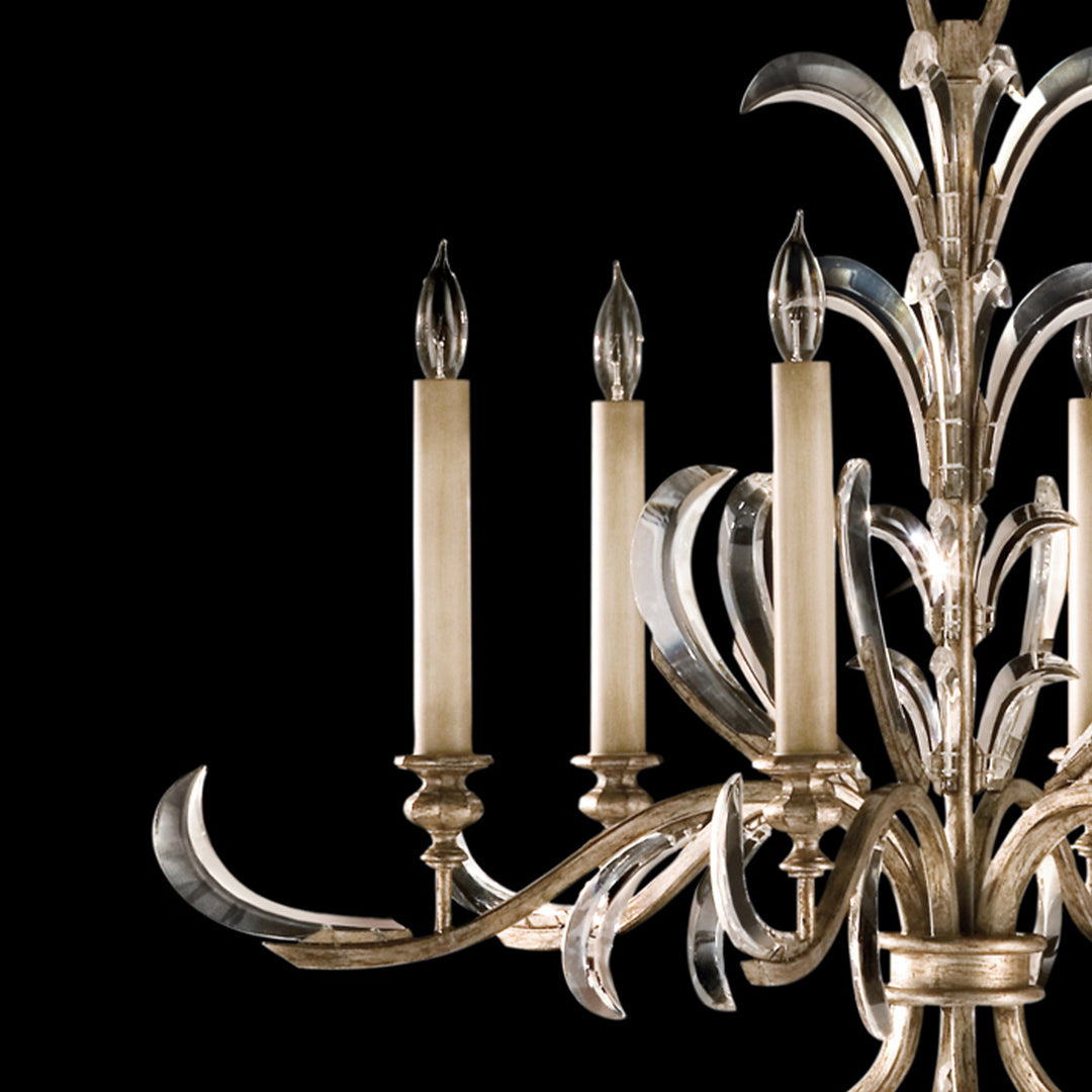 Fine Art Handcrafted Lighting Beveled Arcs 37"W Round Chandelier (Model 739140)
