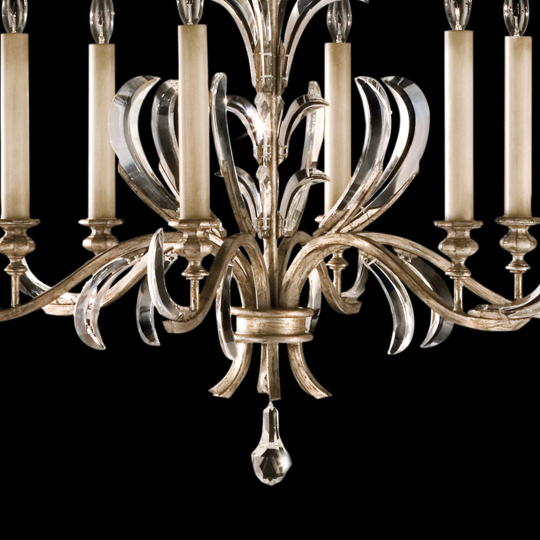 Fine Art Handcrafted Lighting Beveled Arcs 37"W Round Chandelier (Model 739140)