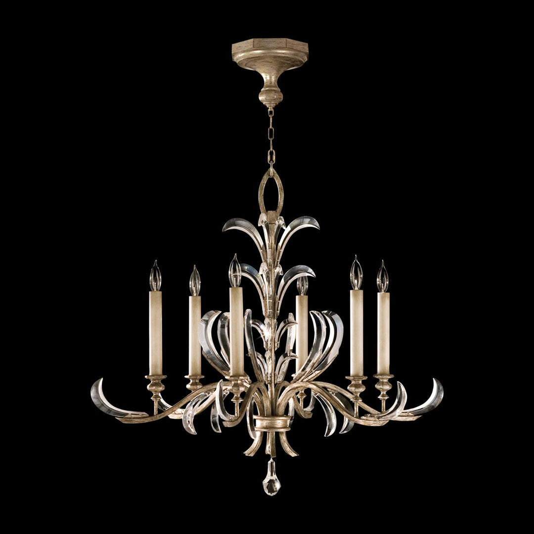 Fine Art Handcrafted Lighting Beveled Arcs 37"W Round Chandelier (Model 739140)
