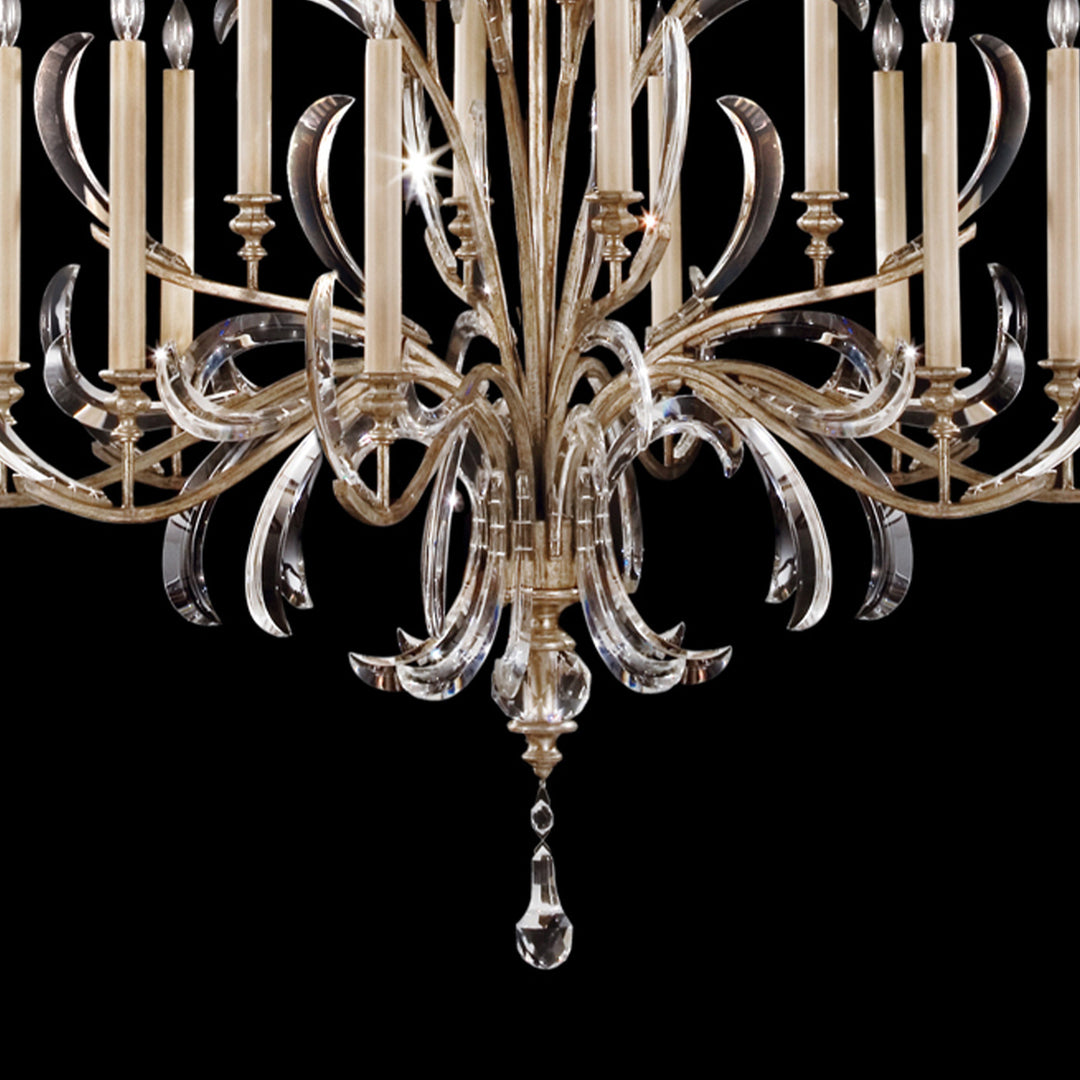 Fine Art Handcrafted Lighting Beveled Arcs 58"W Round Chandelier (Model 739640)