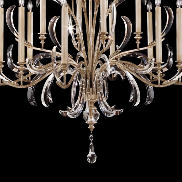 Fine Art Handcrafted Lighting Beveled Arcs 58"W Round Chandelier (Model 739640)