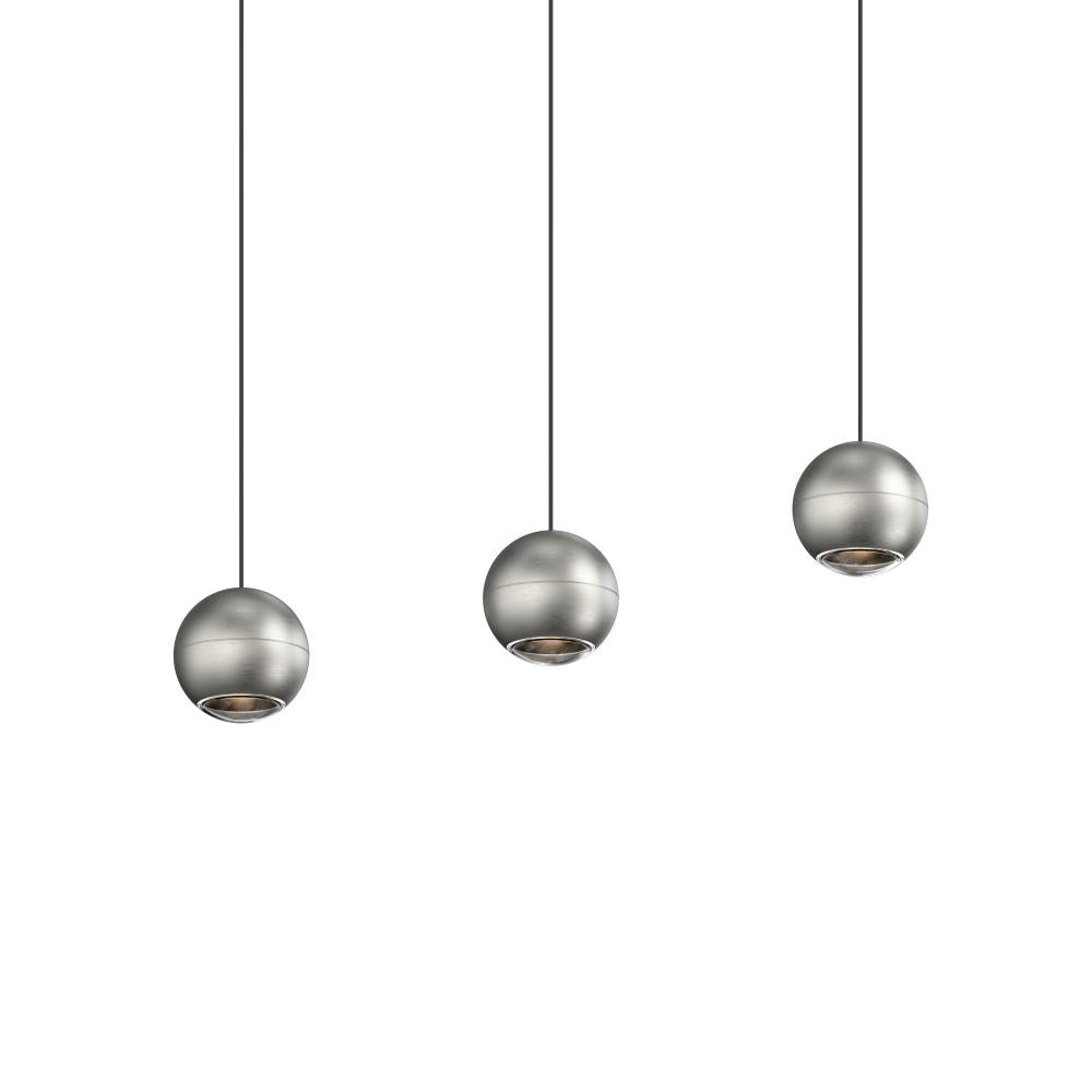 Sonneman Hemisphere 3-Light Linear Pendant Pendants Sonneman   