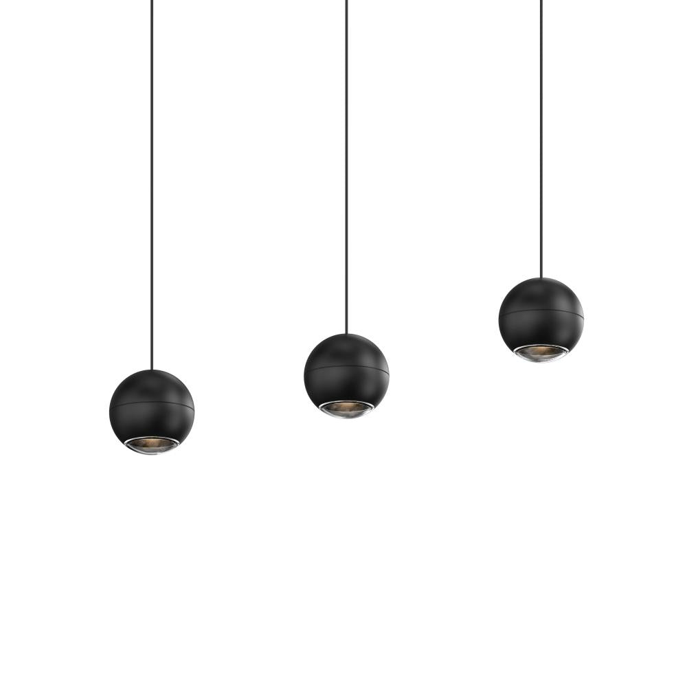 Sonneman Hemisphere 3-Light Linear Pendant Pendants Sonneman   